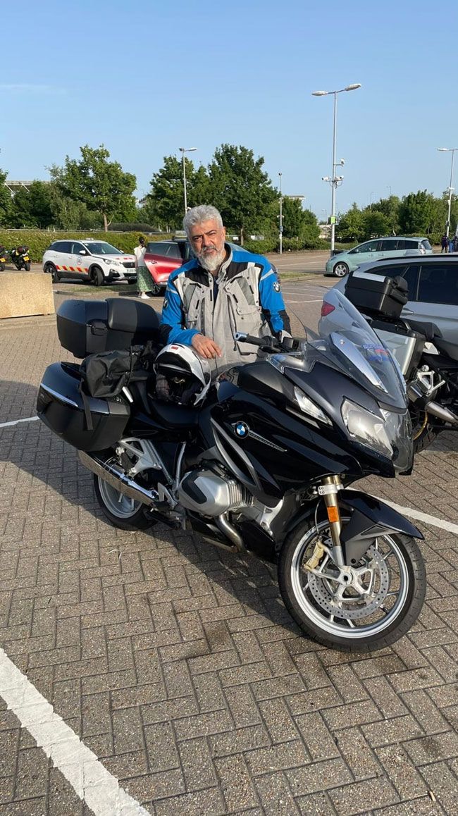 Star Actor Ajith Motorcycle Tour Pics